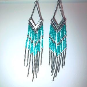 Beaded Drop Earrings